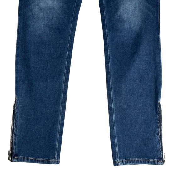 Levi's 721 High Rise Ankle Zip Skinny Denim Blue Jeans Women's Size 28 - Picture 7 of 16